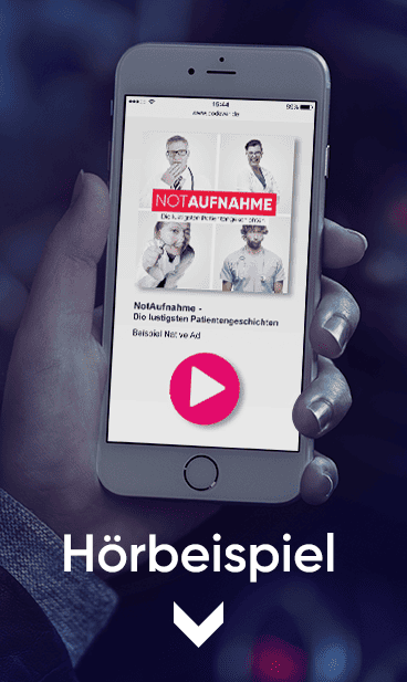 Podcast Werbung mit Podever: Hörbeispiel Native Advertising