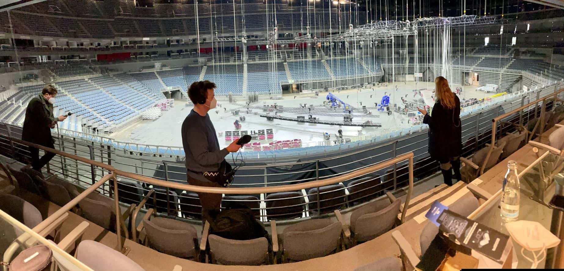 Podcast Aufnahme Lanxess Arena Köln